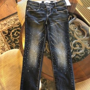 Jessica Simpson rhinestone embellished girls jeans